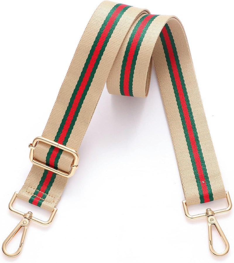 S-Jacorry Purse Strap Replacement Crossbody Wide Shoulder Strap Adjustable Canvas Straps Handbag Strap Replacement Belts - Image 1